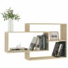 Wall Shelves Sonoma Oak 40.9"x7.9"x23.6" Chipboard