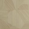 Manhattan Comfort Celine 53.14 Coffee Table with Steel Legs in Nude Mosaic Wood