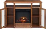Electric Fireplace TV Stand Storage Shelf for Living Room
