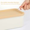 5-Pack Lided Plastic Storage Bins Basket Box Drawer Organizer Kitchen Container