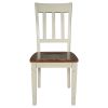 Stylish Wooden Furniture Kitchen Table Set 6-Piece with Ergonomically Designed Chairs
