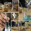 Svin Bartender Kit, 20 Piece Bar Tool Set with Bamboo Stand, Cocktail Shaker Set, Stainless Steel Bar Tools for Drink RT